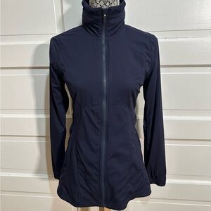 Lululemon Such A Cinch Jacket 6 Midnight Navy Blue Flattering Define Fit $128